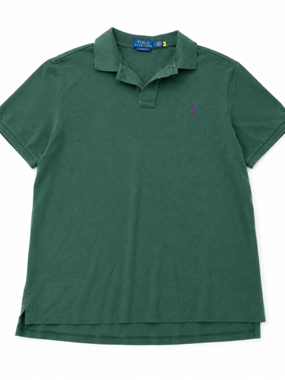 Polo by Ralph Lauren Green Short-Sleeve Polo with Purple Pony